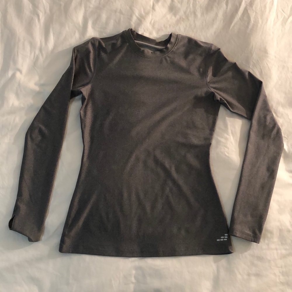 bcg grey long sleeve top